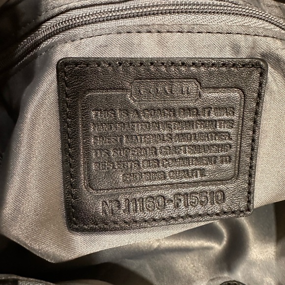 Coach Black and Gray Shoulder Bag - Picture 5 of 7